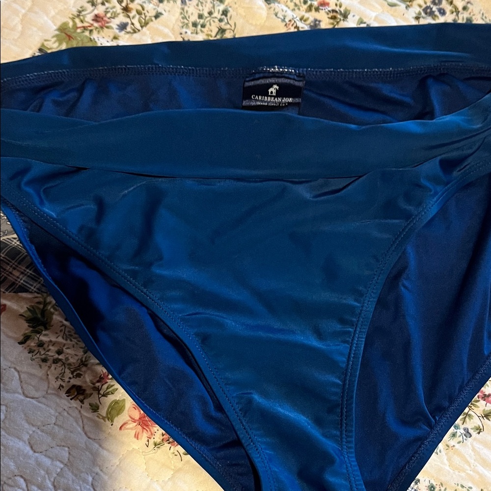 Caribbean Joe Women's Teal Bikini Bottom